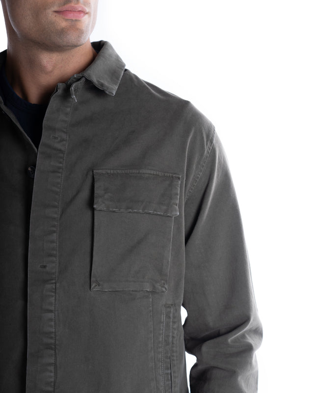 OVER SHIRT TASCHE DENIM