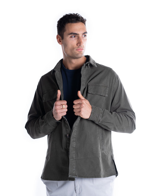 OVER SHIRT TASCHE DENIM