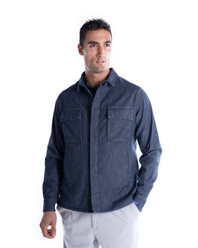 OVER SHIRT TASCHE DENIM