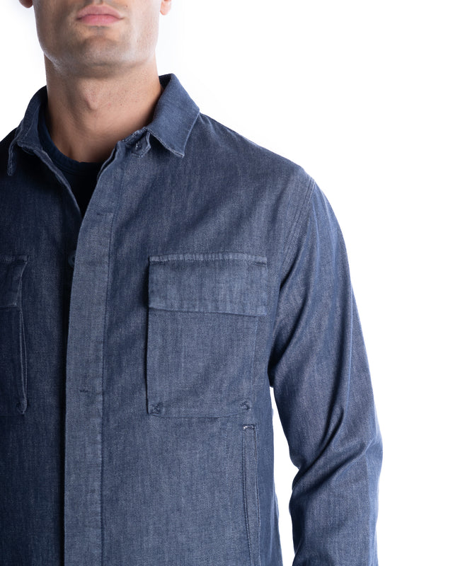 OVER SHIRT TASCHE DENIM
