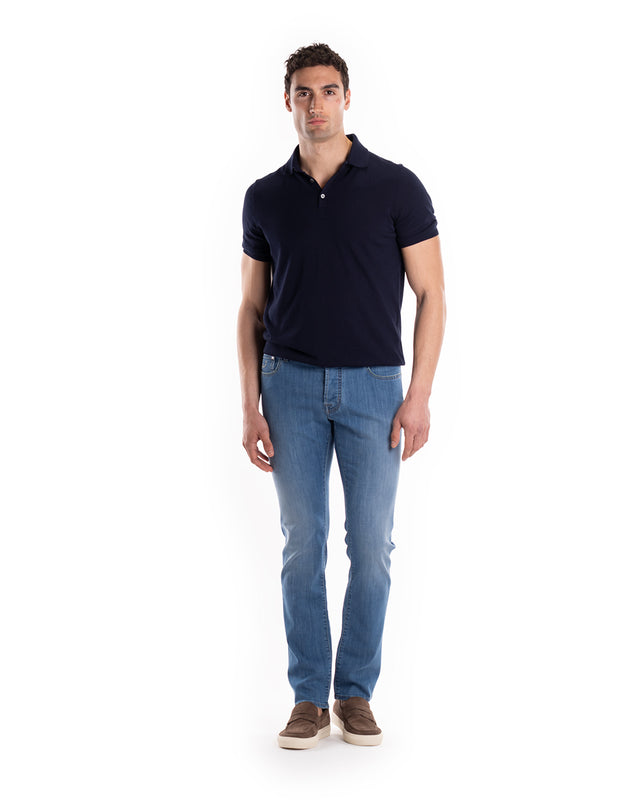 JEANS DENIM 8 ONCE CHIARO