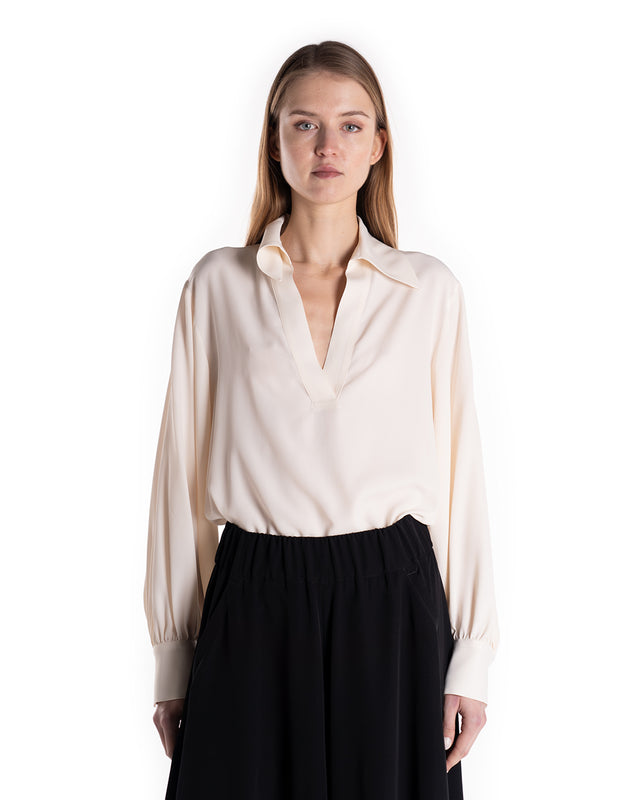 Camicia Polo Misto Seta