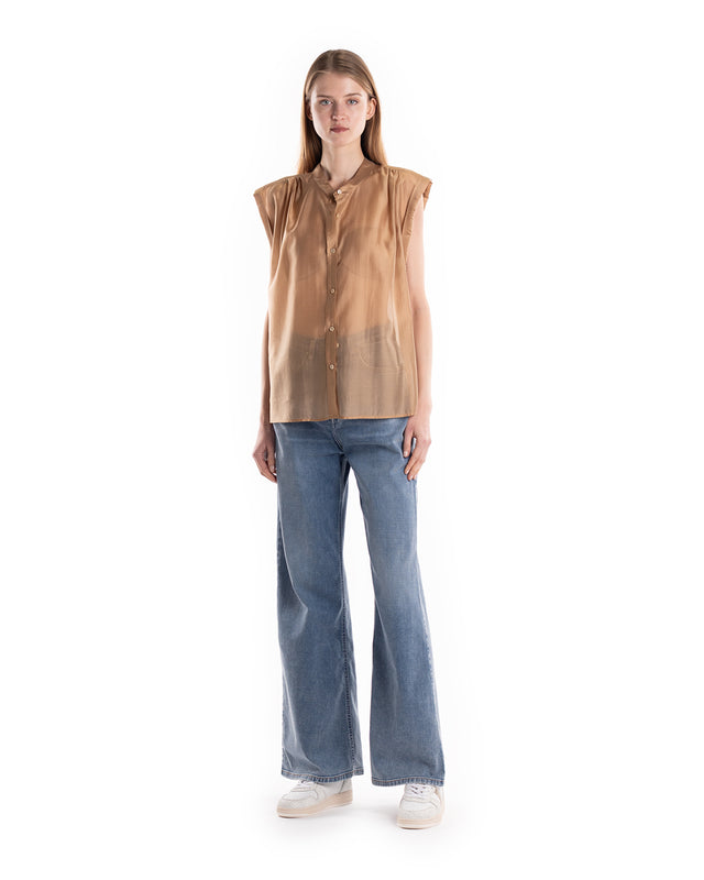 CAMICIA MUSSOLA SMANICATA