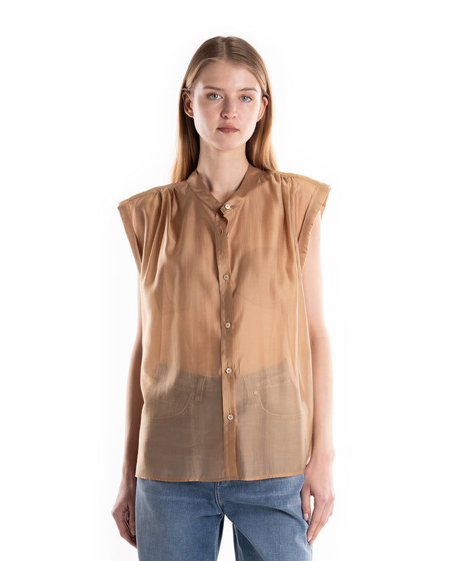 CAMICIA MUSSOLA SMANICATA
