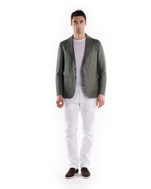 Giacca Jersey Lino Cotone