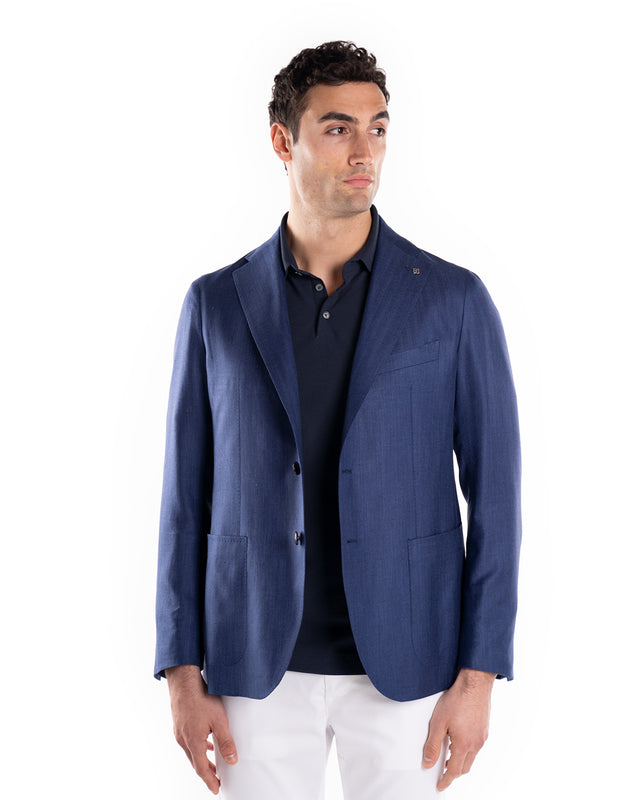 Giacca Resca Lana Seta Lino