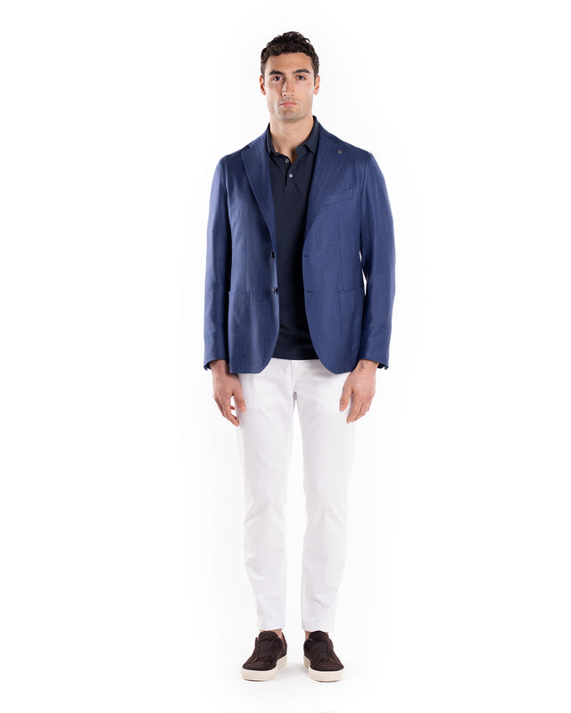 Giacca Resca Lana Seta Lino