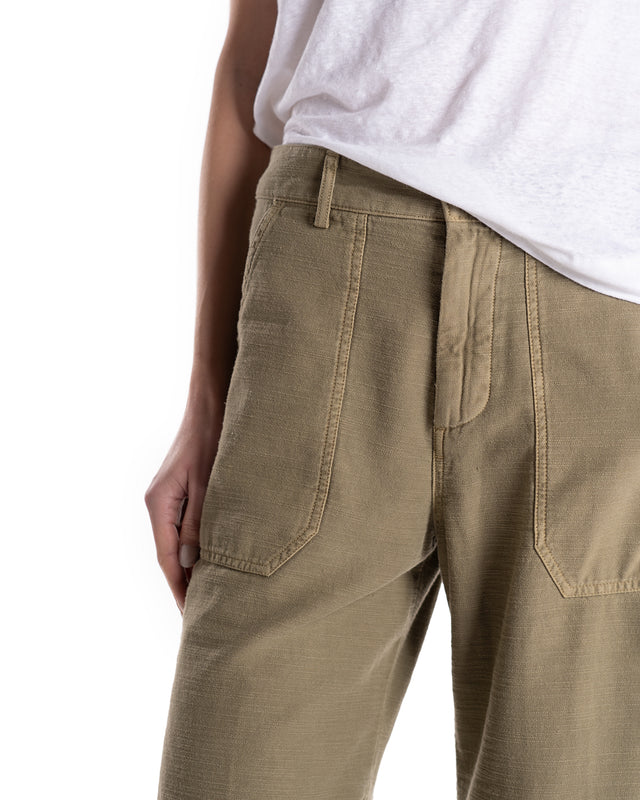 Pantaloni Wide-Leg Cropped