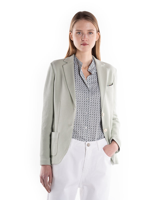 Giacca 2 Bottoni Nido D'Ape