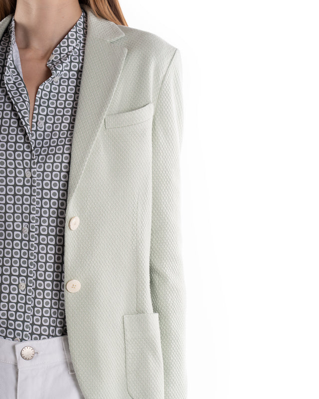 Giacca 2 Bottoni Nido D'Ape