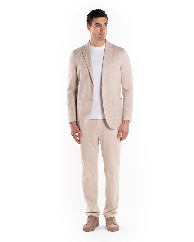 Giacca Diagonale Filo Di Scozia