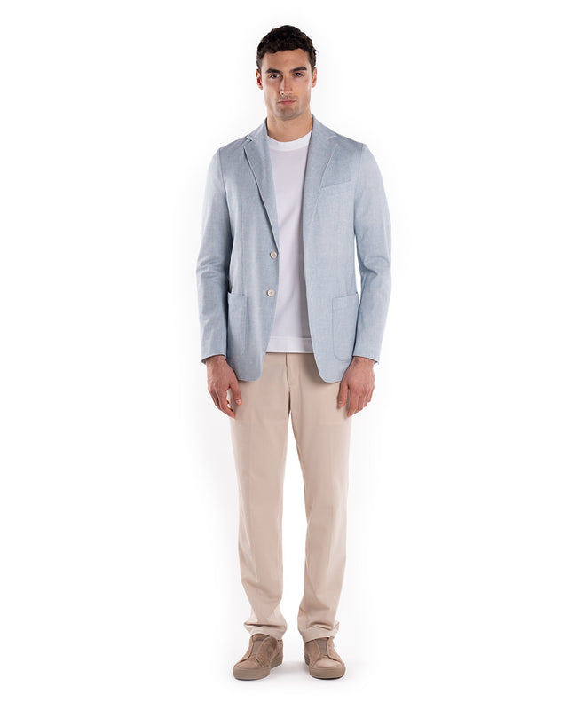 Giacca Diagonale Filo Di Scozia