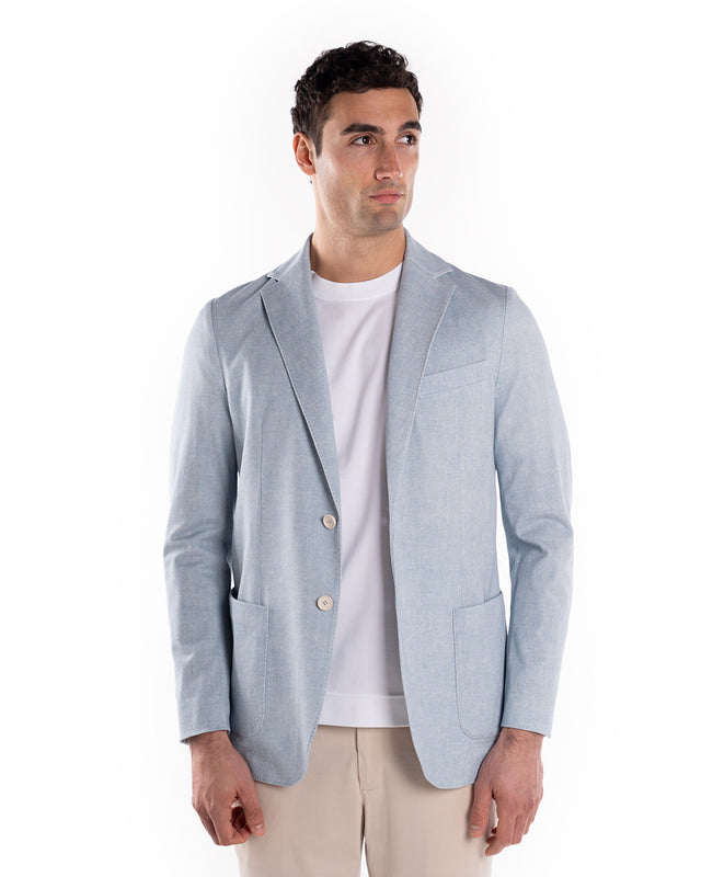 Giacca Diagonale Filo Di Scozia