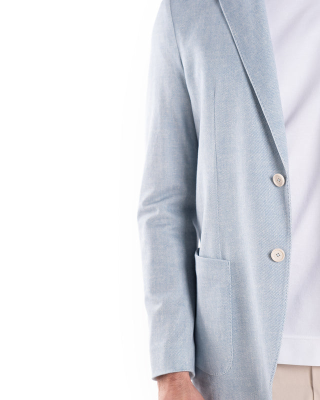 Giacca Diagonale Filo Di Scozia