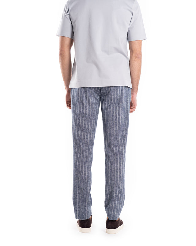 Pantalone Abito Gessato