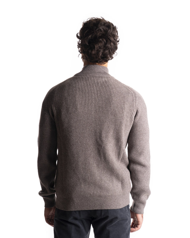 FULLZIP MISTO CASHMERE