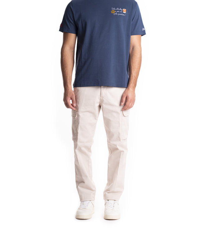 PANTALONE CARGO GABARDINA