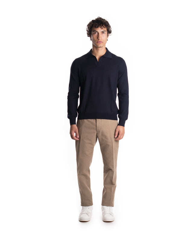 PANTA VELLUTO PIATTO