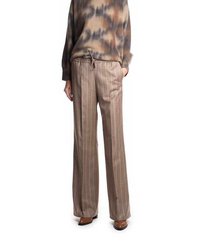 PANTALONE COULISSE GESSATO