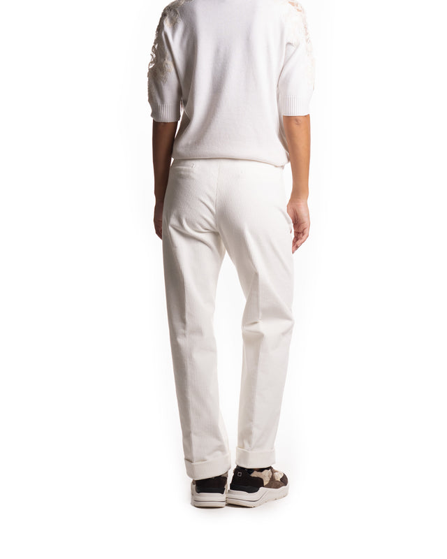 PANTALONE RISVOLTO VELLUTO