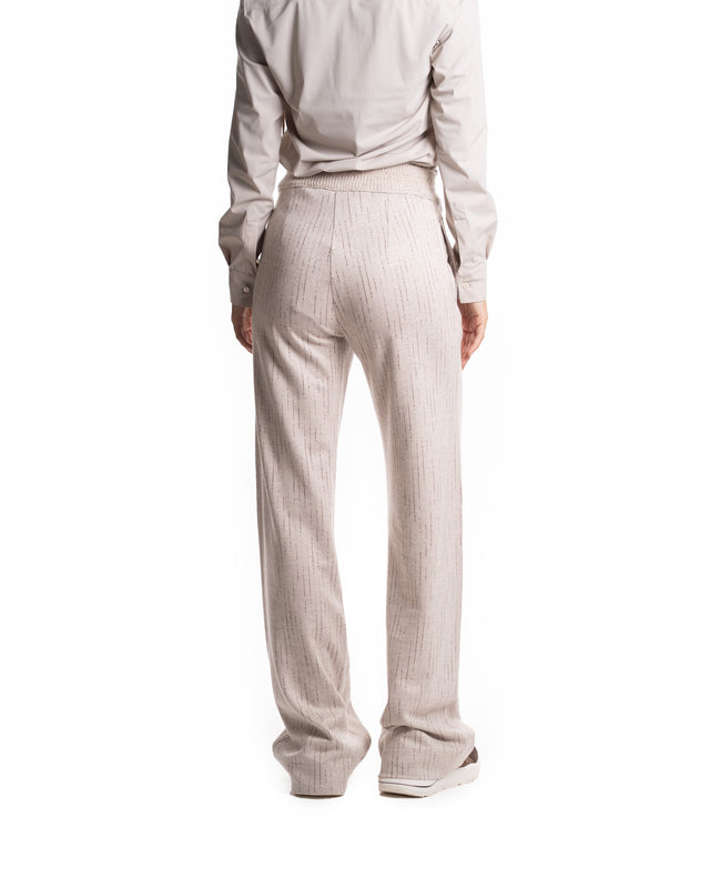 PANTALONE GESSATO COULISSE