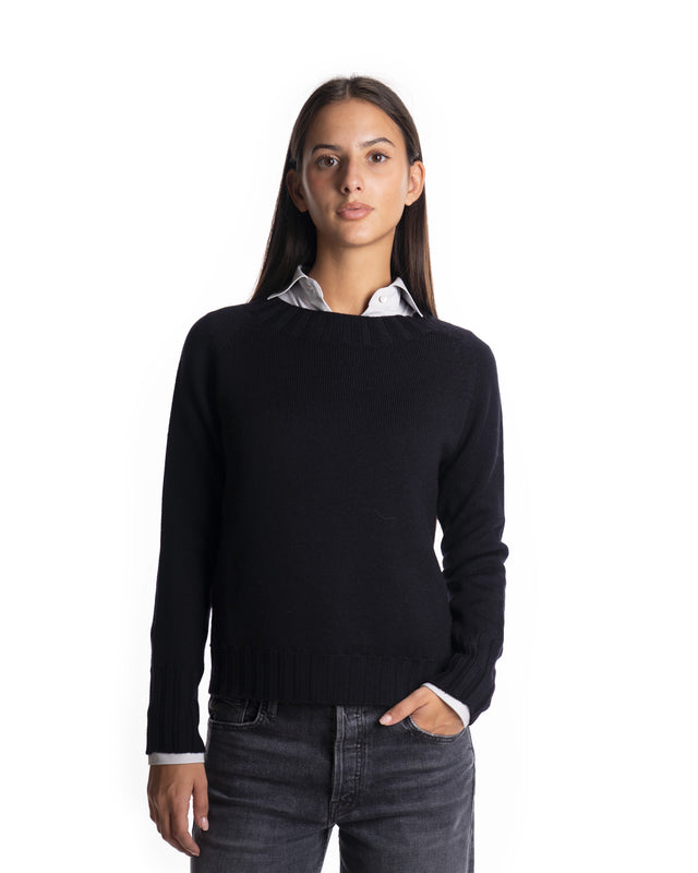 MAGLIA GIRO AMPIO LANA