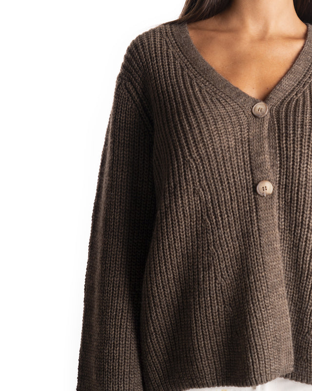 CARDIGAN WOOL ALPACA VISC