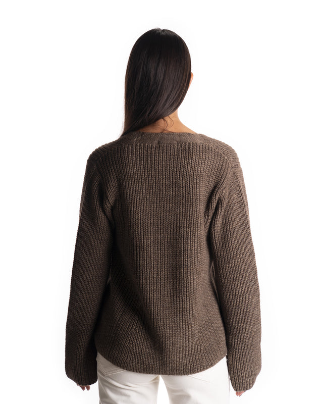 CARDIGAN WOOL ALPACA VISC