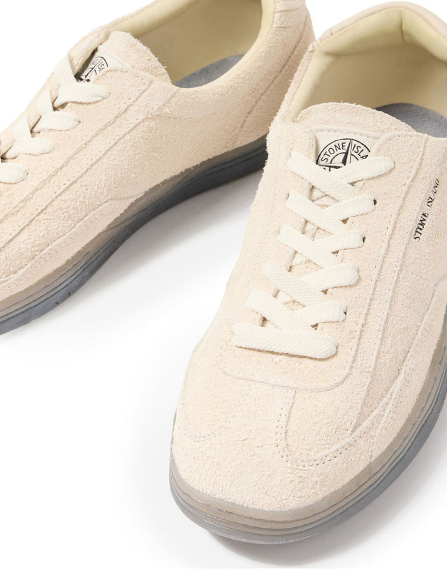STONE ISLAND LOW CUT SNEAKER CAMOSCIO