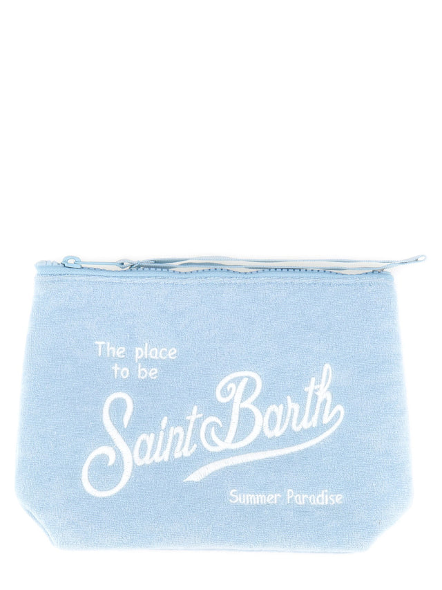 POCHETTE ALINE IN SPUGNA AZZURRO