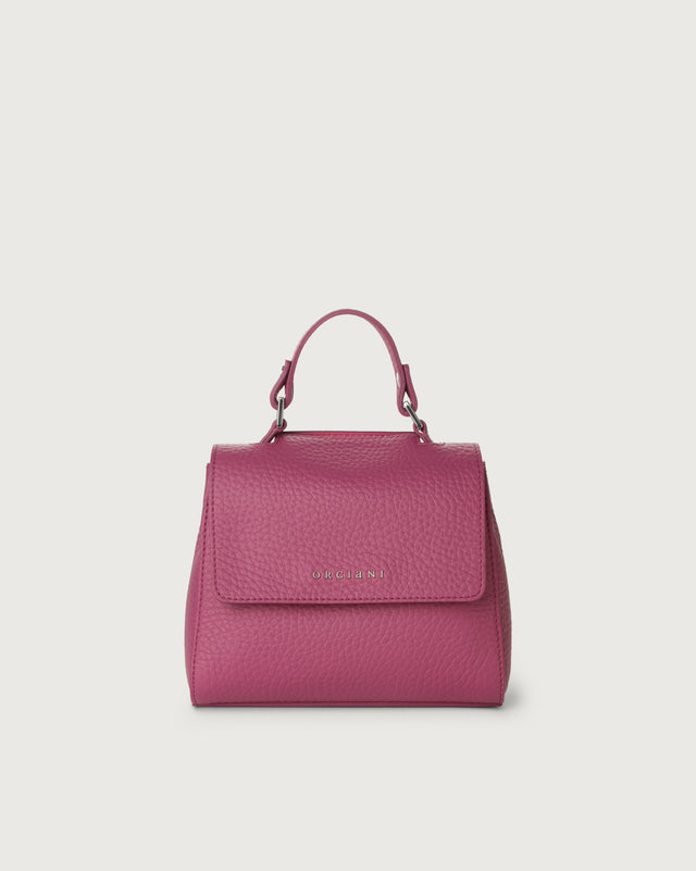Borsa Sveva Soft Mini a mano in pelle con tracolla