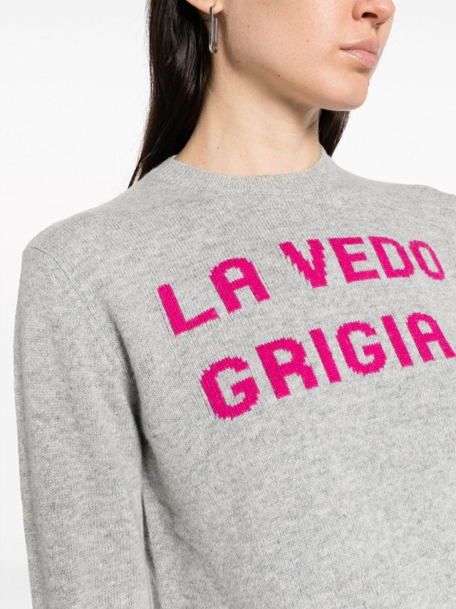 MAGLIA LA VEDO GRIGIA