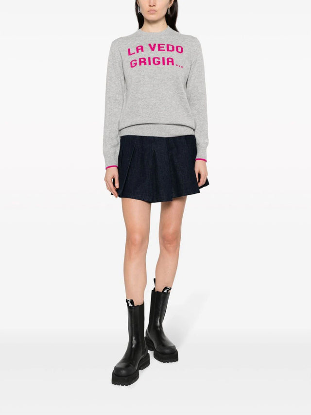 MAGLIA LA VEDO GRIGIA