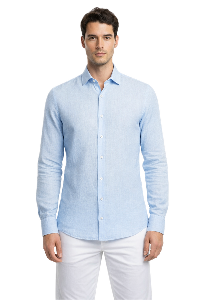 CAMICIA LINO MADE IN ITALY