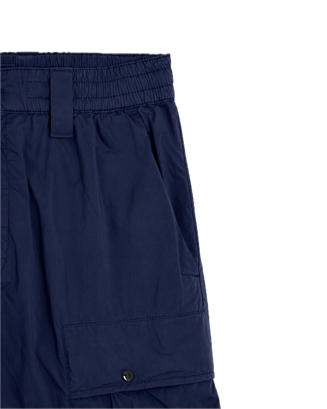 BERMUDA COTONE NYLON BLU
