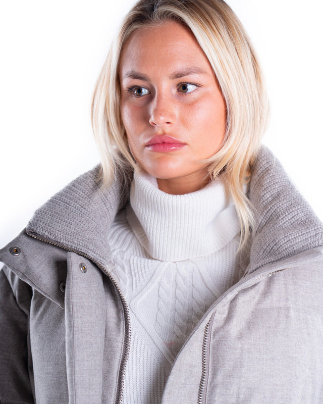 GIUBOTTO IMPERMEABILE LANA CASHMERE