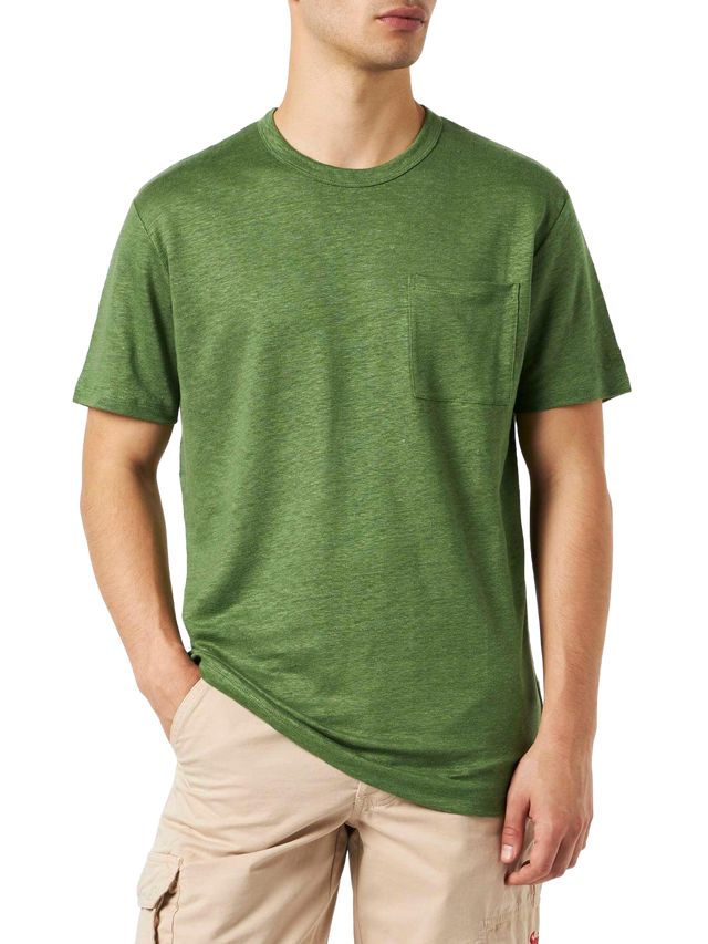 T-shirt da uomo in jersey di lino