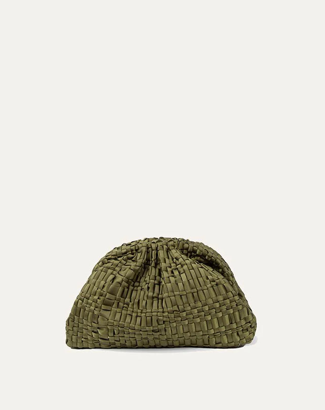 POUCH INTRECCIO CATENA GOLD