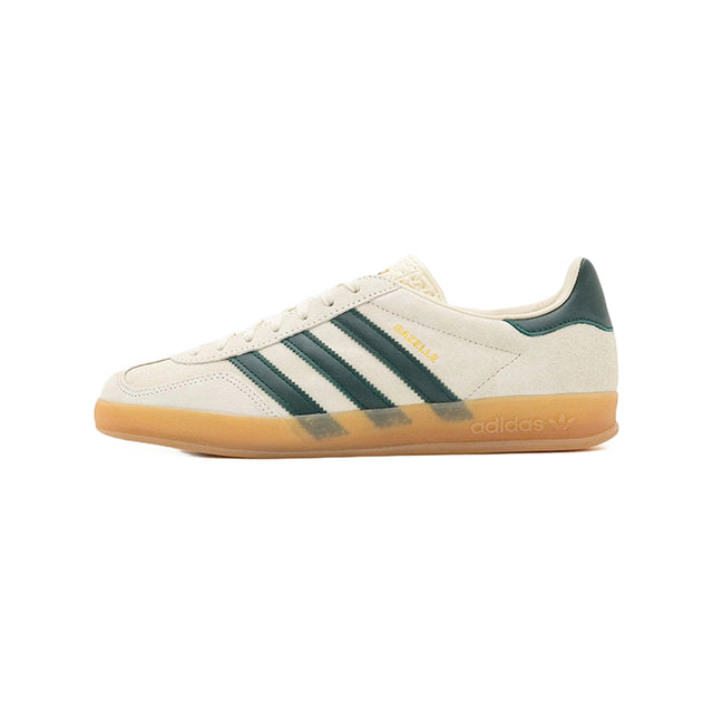 GAZELLE INDOOR cream white/collegiate green