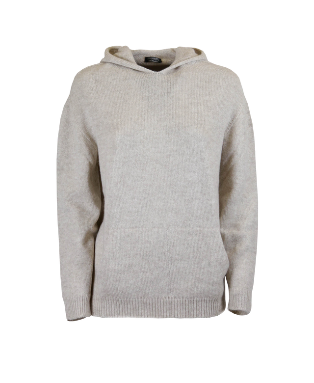 FELPA CON CAPPUCCIO 100% CACHMERE