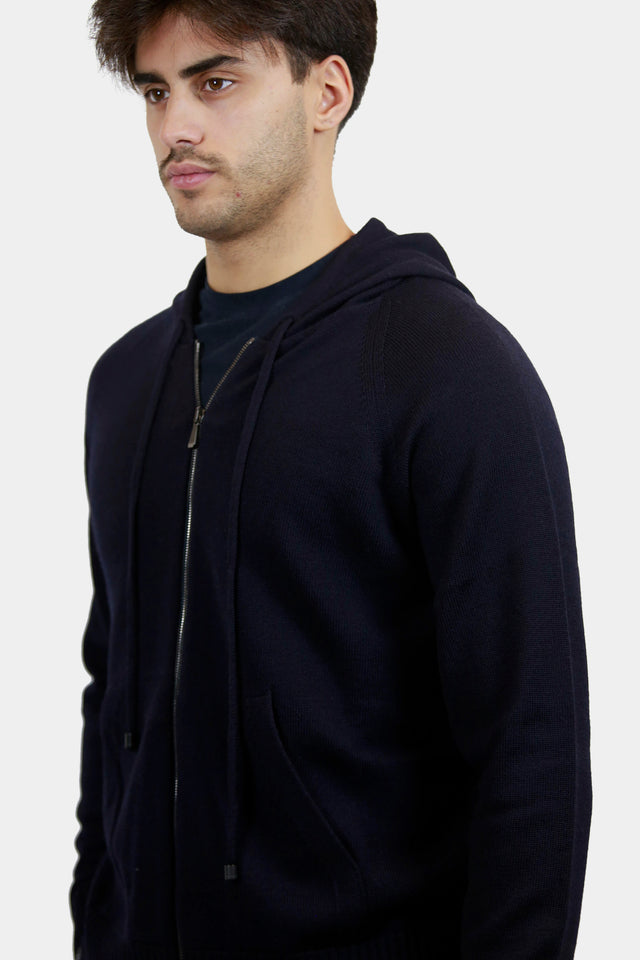FELPA FULLZIP CAPPUCCIO