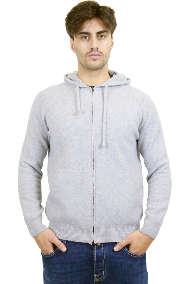 FELPA FULLZIP CAPPUCCIO