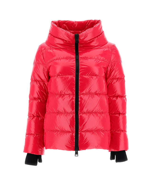 PIUMINO ZIP CORTO LACCATO