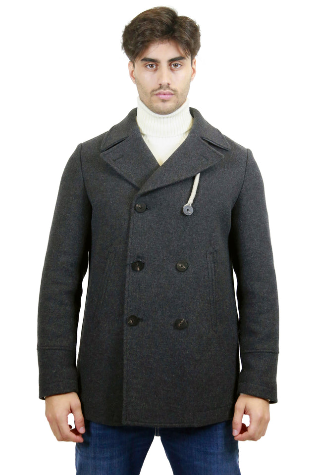PEACOAT RAIN WOOL