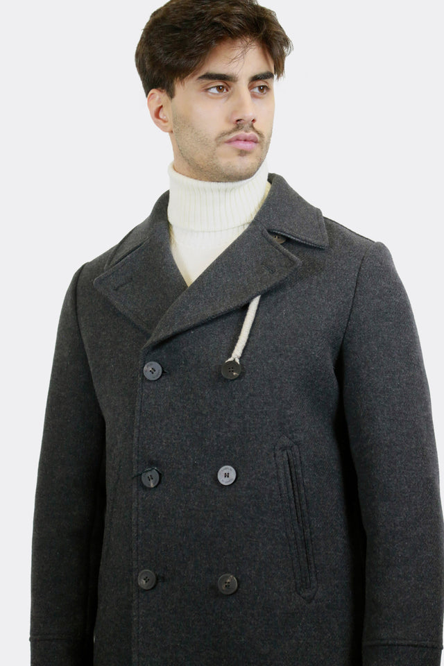 PEACOAT RAIN WOOL
