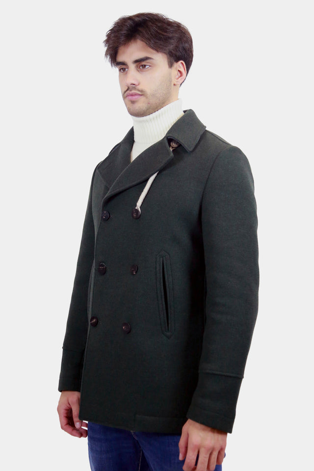 PEACOAT RAIN WOOL