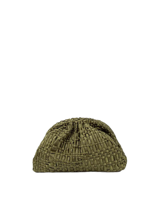 POUCH INTRECCIO CATENA GOLD