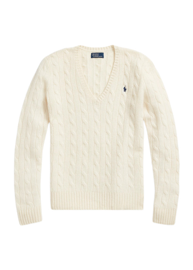 MAGLIA TRECCIA SCOLLO V DONNA