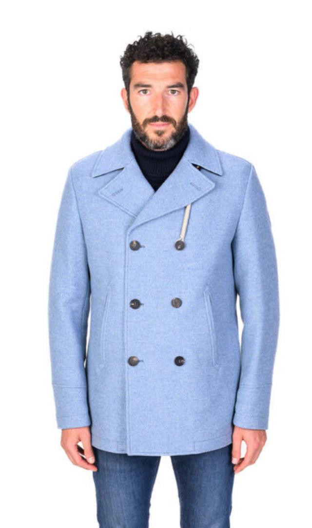 PEACOAT RAIN WOOL