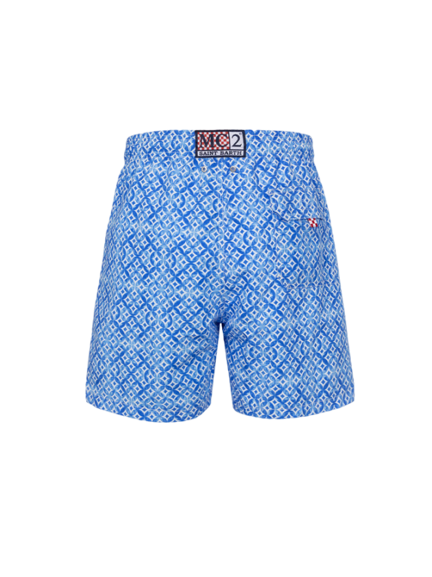 Costume con stampa geometrica maioliche